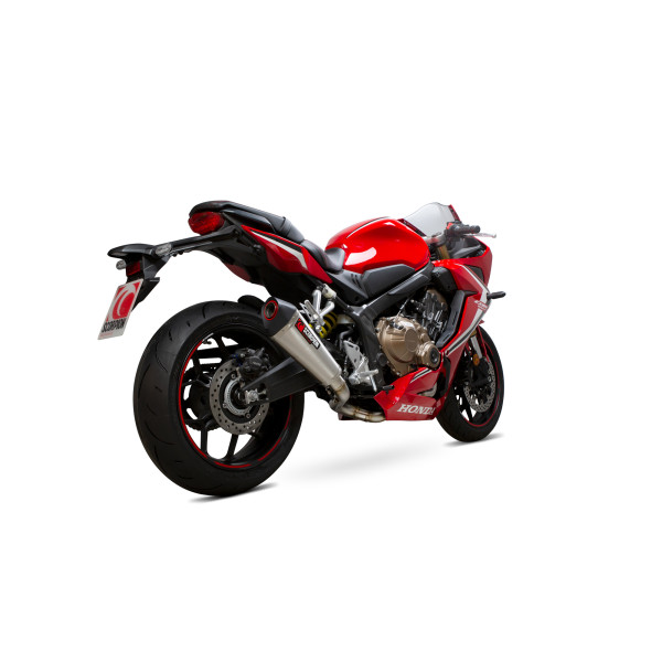Scorpion Exhaust Honda CBR650 R 2019 - 2020 Serket Taper Full System Brushed Stainless Steel Sleeve